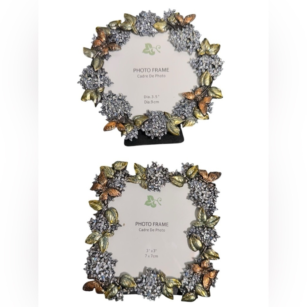 Bowring Metal Ornate Mini Picture Frames NEW